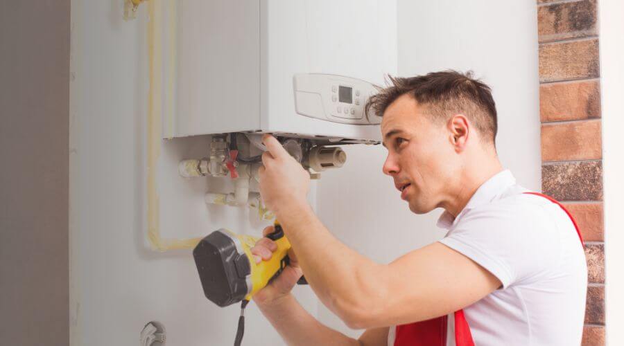 Local tankless water heater installation in Marengo, IL